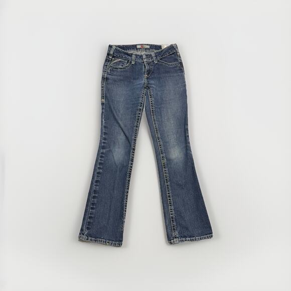 Ariat FR Flame Resistant Womens 28R Midrise Boot Cut CAT 2 Work Pant Denim Jeans - Picture 1 of 12